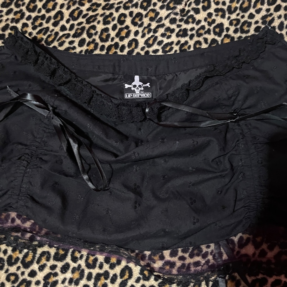 Lip Service Black Lace Trim Intimate